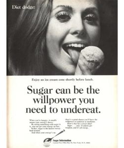 advertisement for ice cream