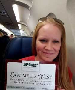 Erin flying to the standard process facility