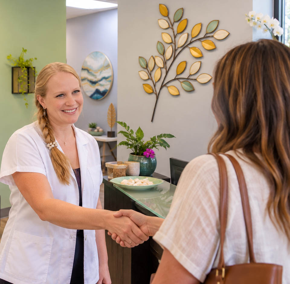 Warm Clinic Reception Welcome